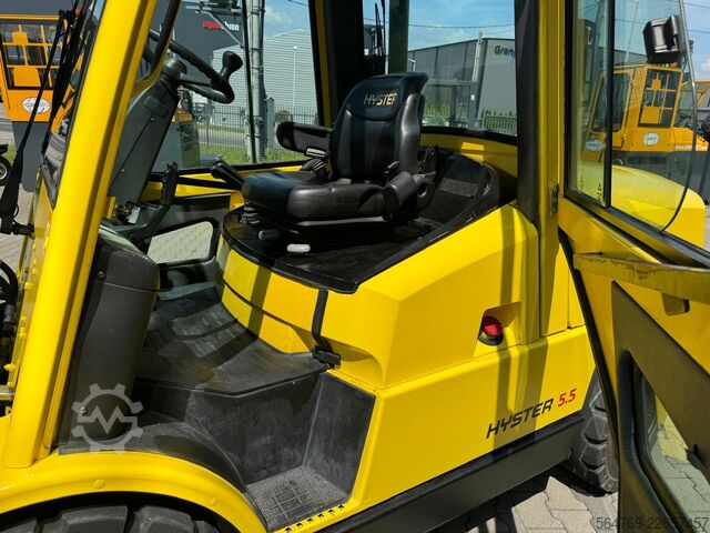 Forklift Hyster H 5.5 XM // Full cabin // Only 6135 hour