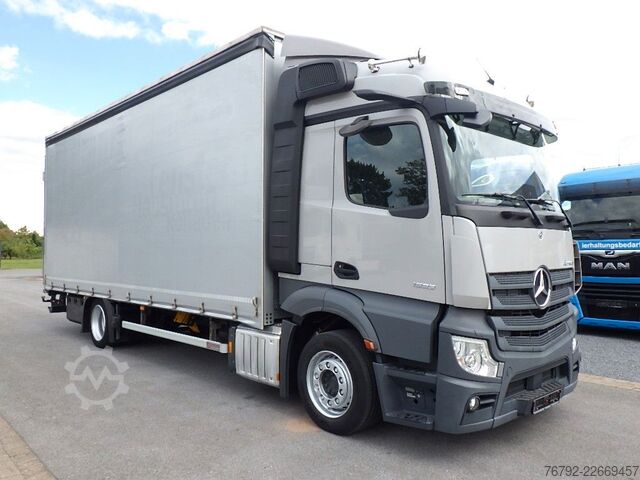 LKW mit Pritsche (offen) MERCEDES-BENZ 1833 LnR L-Fhs./Pritsche 7,35m/LBW 2to/Vollluftg