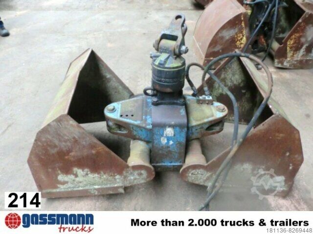 Truck mounted crane Kinshofer - Schalengreifer