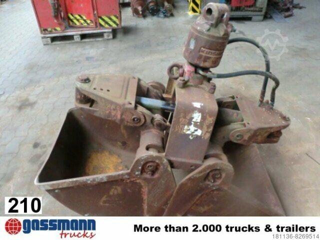 Truck mounted crane Kinshofer - Schalengreifer