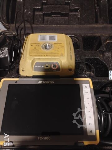 Forestry machine Topcon fc 5000 and hiper sr w/charger, case and pole