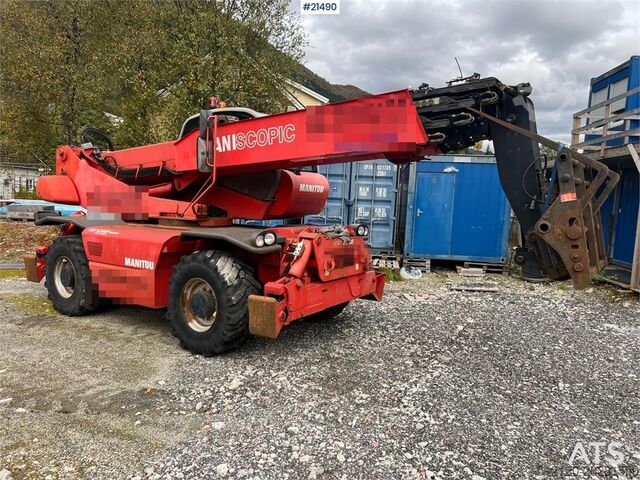 Telehandler Manitou MRT2540 w/ radio control, crew basket, 2 sets of p