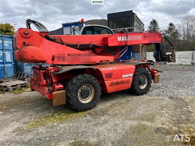 Telehandler Manitou MRT2540 w/ radio control, crew basket, 2 sets of p