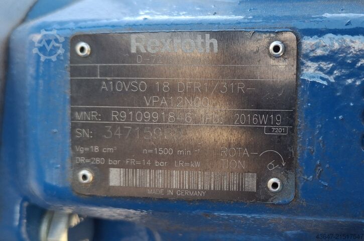 Hydraulic pump unit 280 bar REXROTH ABHAG-4503-0-C