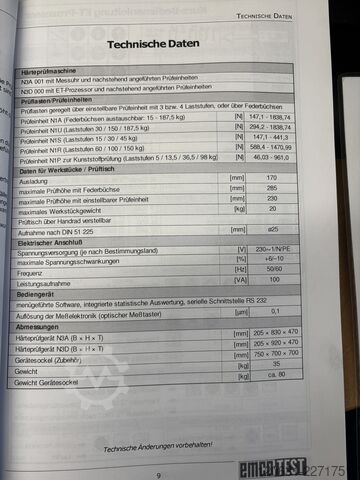 Härteprüfgerät EMCO N3A 001