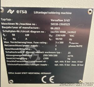 Selektivlötanlage Ersa ERSA VERSAFLOW 3/45