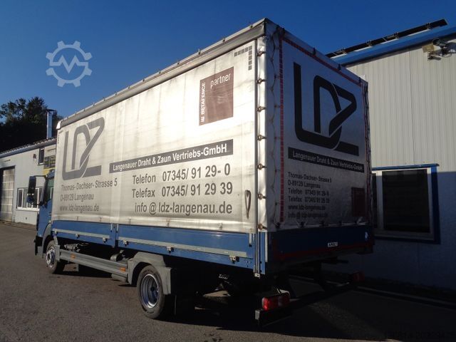 Curtain sider van MERCEDES-BENZ Atego 816 Klima 1.Hand