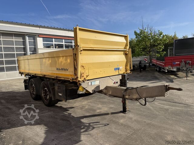 Three-way tipper trailer Müller-Mitteltal KA-TA-RT 18,0  18 t Tandemkipper- Tieflader