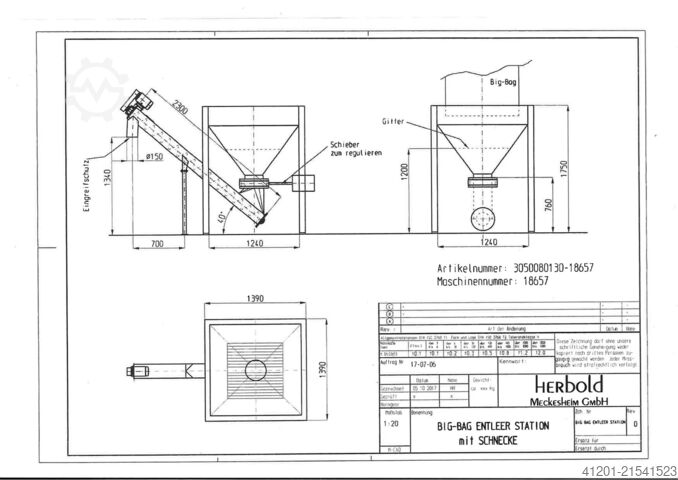 Förderschnecke HERBOLD Förderschnecke