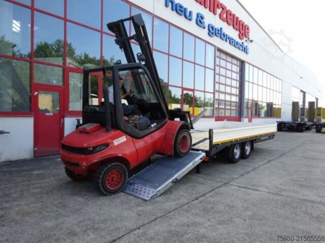 Tieflader Anhänger Möslein TTT 11-6,2 BR Orange  Tandemtieflader mit breiten RampenNeufahrzeug