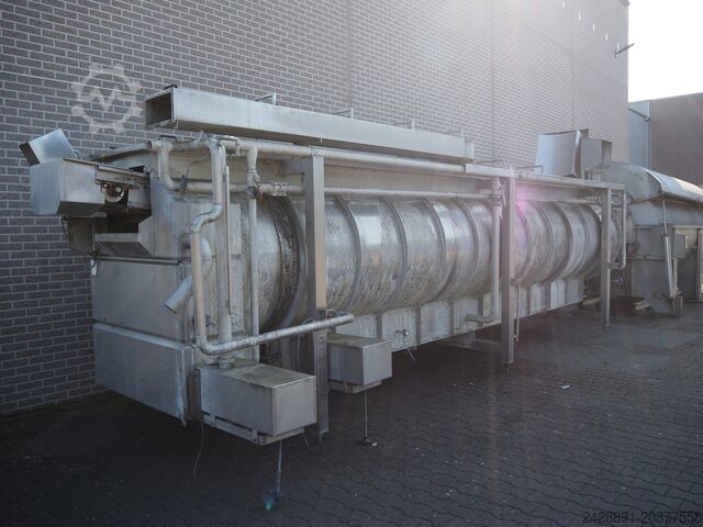 Schneckenblanchierer  Blanszownik ślimakowy ze stali nierdzewn