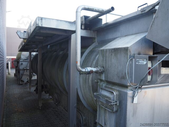 Schneckenblanchierer  Blanszownik ślimakowy ze stali nierdzewn