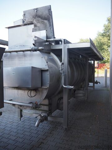 Schneckenblanchierer  Blanszownik ślimakowy ze stali nierdzewn