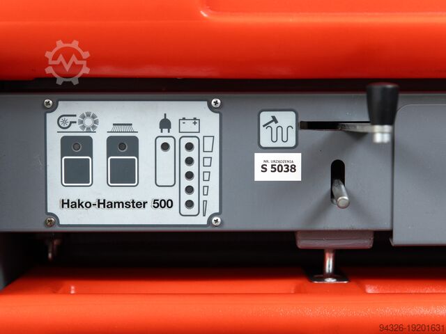 Sweeper Hako Hamster B500 NEW BATTERIES Hako Hamster B 500 - NEW BATTERIES