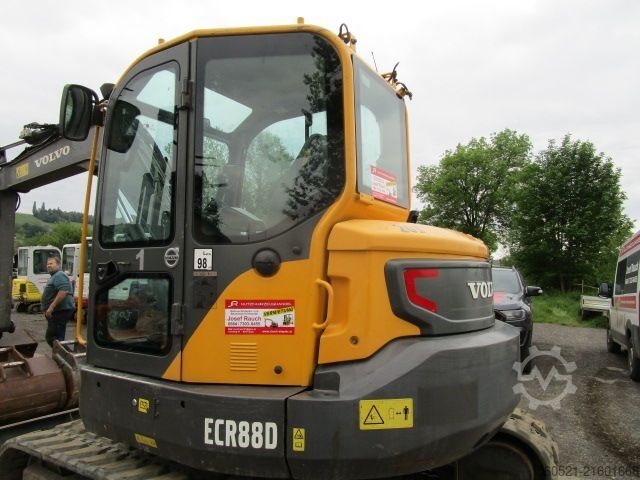 Minibagger Volvo ECR88D - Powertilt + hydr. Schnellwechsler + 3 Löf