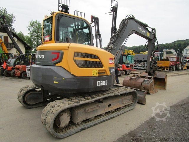 Minibagger Volvo ECR88D - Powertilt + hydr. Schnellwechsler + 3 Löf