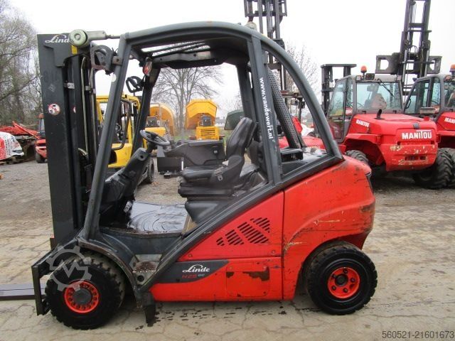 Dieselstapler Linde H25D-02 Triplex-Freihub 4,7m + Seitenschieber
