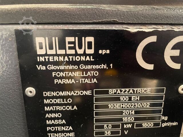 Kehrsaugmaschine Dulevo 100 EH // Batterie 2023