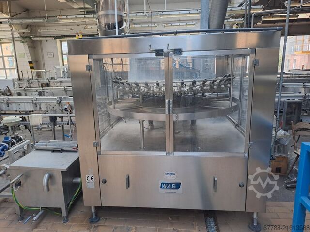 Rinsing of glass and PET bottles WAB ADV 8-40-110 RINSER 8.000 bph