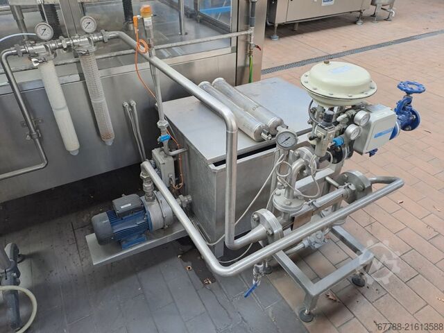 Rinsing of glass and PET bottles WAB ADV 8-40-110 RINSER 8.000 bph