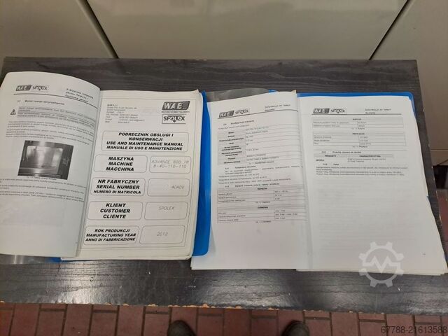 Rinsing of glass and PET bottles WAB ADV 8-40-110 RINSER 8.000 bph