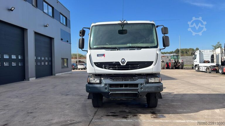 Fahrgestell mit Fahrerhaus Renault Kerax 450 DXI (BOITE MANUELLE / LAMES / BIG AXL...