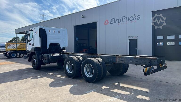 Fahrgestell mit Fahrerhaus Renault Kerax 450 DXI (BOITE MANUELLE / LAMES / BIG AXL...