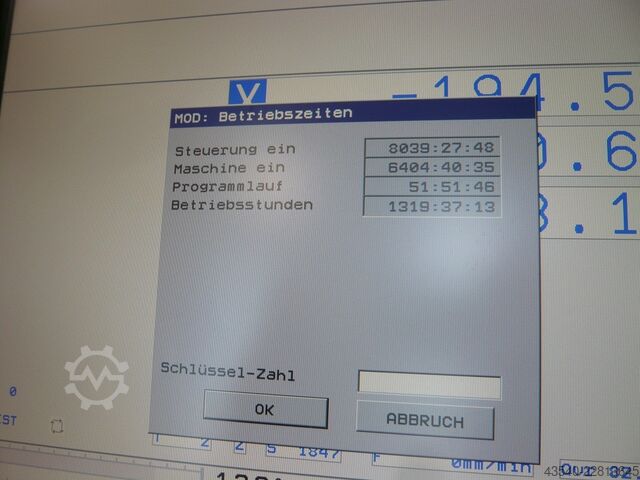 Fräsmaschine Kunzmann WF 4/3  TNC 320