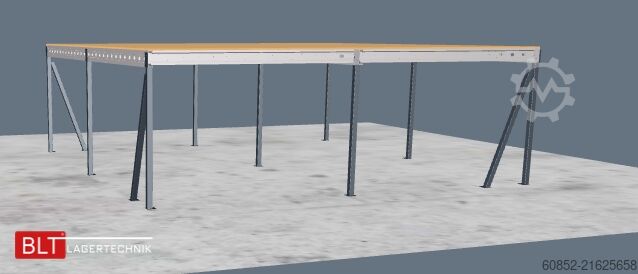 Storage platform 10x10m Lagerbühne , Belastung : 500kg/qm Unterkante: 3m ,ca. 100qm , Systembühne