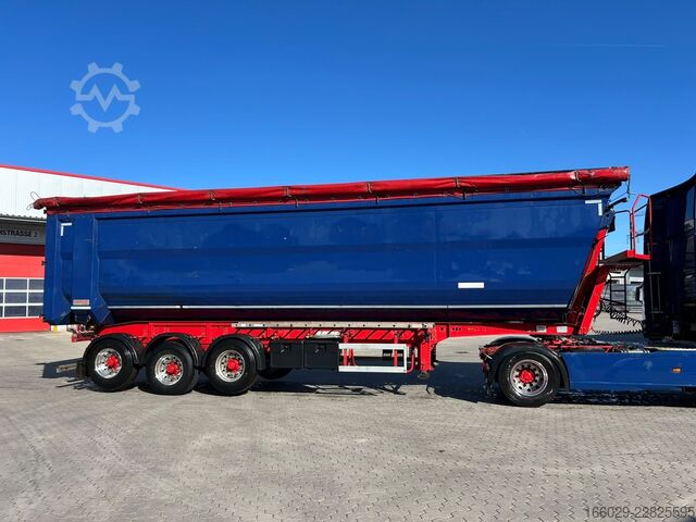Tipper semitrailer KEMPF SKM 35/3 Stahlkippmulde 2 Liftachsen