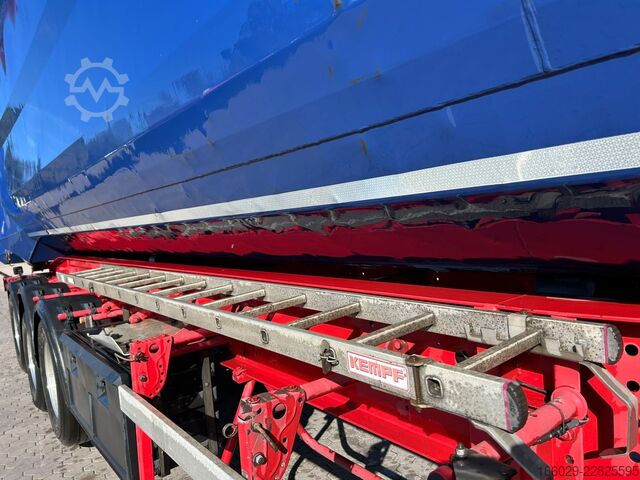 Tipper semitrailer KEMPF SKM 35/3 Stahlkippmulde 2 Liftachsen
