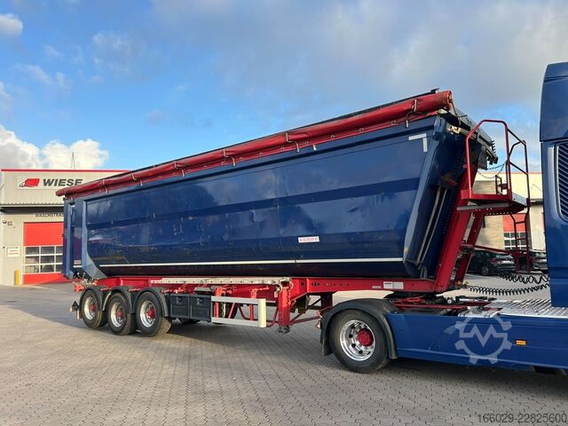 Tipper semitrailer KEMPF SKM 35/3 Stahlkippmulde 2 Liftachsen