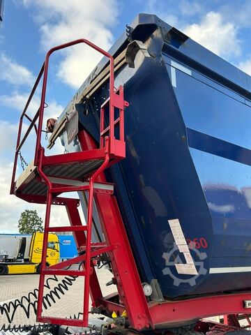 Tipper semitrailer KEMPF SKM 35/3 Stahlkippmulde 2 Liftachsen