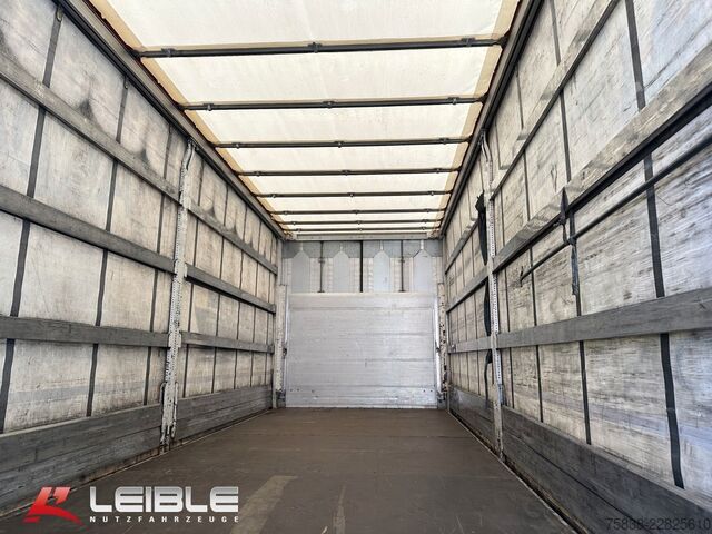 Open trailer with tarp  Logemann Tandem Durchlade-optimal f. Fahrschule