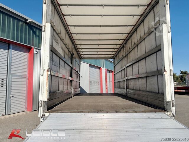 Open trailer with tarp  Logemann Tandem Durchlade-optimal f. Fahrschule