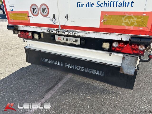 Open trailer with tarp  Logemann Tandem Durchlade-optimal f. Fahrschule