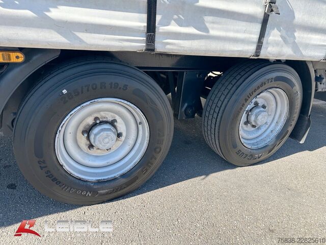 Open trailer with tarp  Logemann Tandem Durchlade-optimal f. Fahrschule