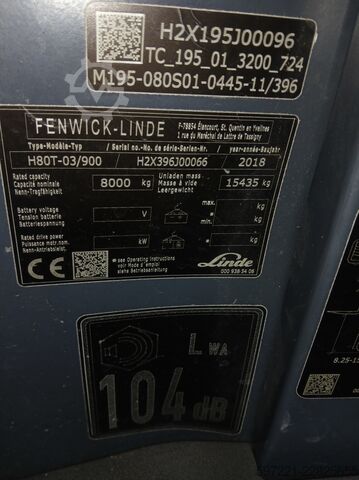 LPG-Gabelstapler Linde H80T/900
