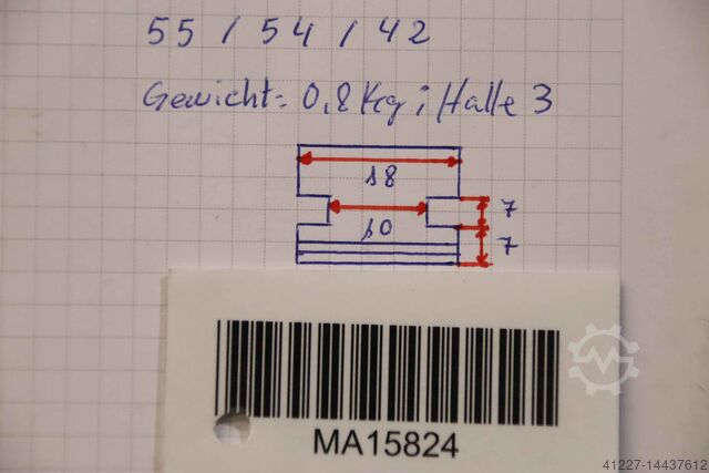 Interchangeable jaws unbekannt Breite 18 mm