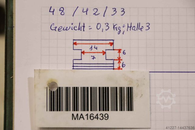 Interchangeable jaws unbekannt Breite 14 mm