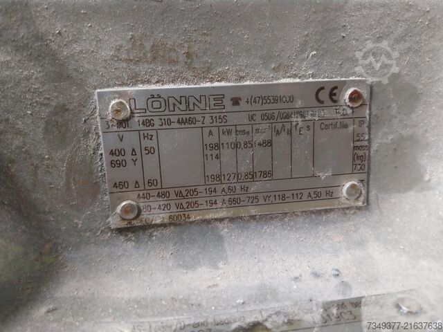 Electric motor Lonne 14BG 310-4AA60-Z 315S  11