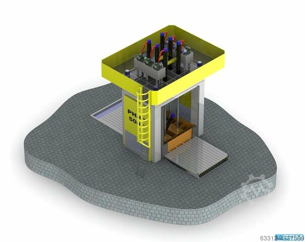 Spotting Press Calende 500 Tonnen Tuschierpresse Richtpresse