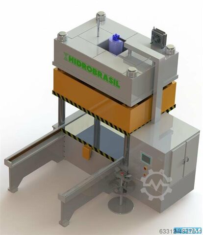 Viersäulenpresse Hidrobrasil 250 t Viersäulenpresse mit Schiebetisch