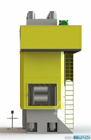 Four Column Press - Hydraulic Hidrobrasil 1000 Tonnen Viersäulenpresse