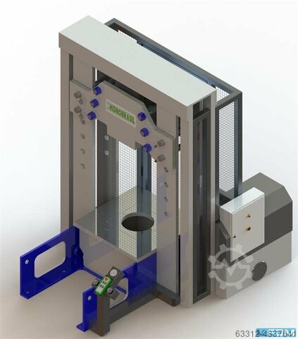 Straightening Press / Shaft Straightening Press Hidrobrasil 200 Tonnen Richtpresse Wellenrichtpresse