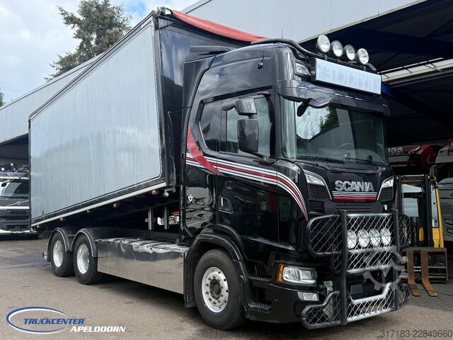 Tipper Scania S 650 6x4, Achterkipper en Zijopenen