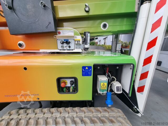 Selbstfahrende Arbeitsbühne Ruthmann Bluelift SA18 Bluelithium Unfall