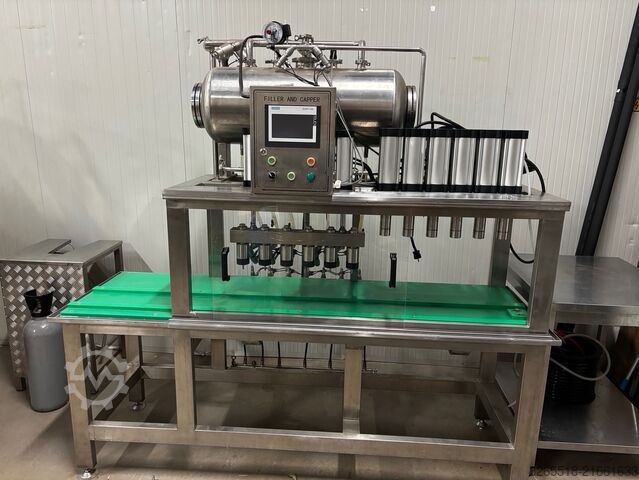 6-head counter-pressure filler with pressure tank Cassman 6 kops vuller