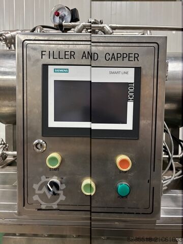 6-head counter-pressure filler with pressure tank Cassman 6 kops vuller