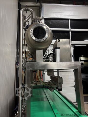 6-head counter-pressure filler with pressure tank Cassman 6 kops vuller